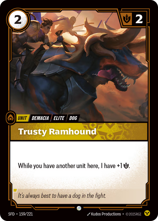 159/221 Trusty Ramhound - Common - Spiritforged