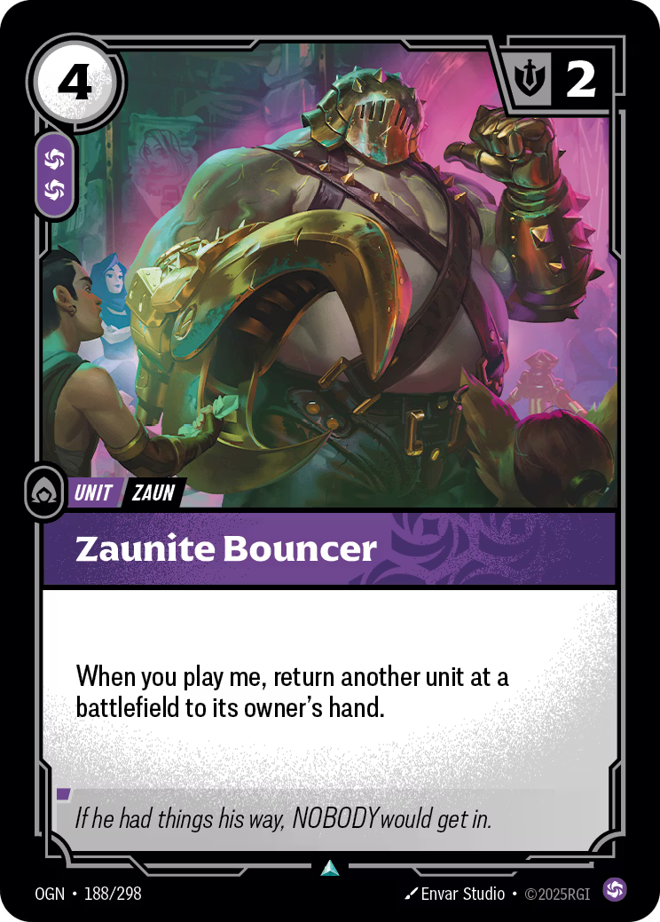 188/298 Zaunite Bouncer - Uncommon - Origins
