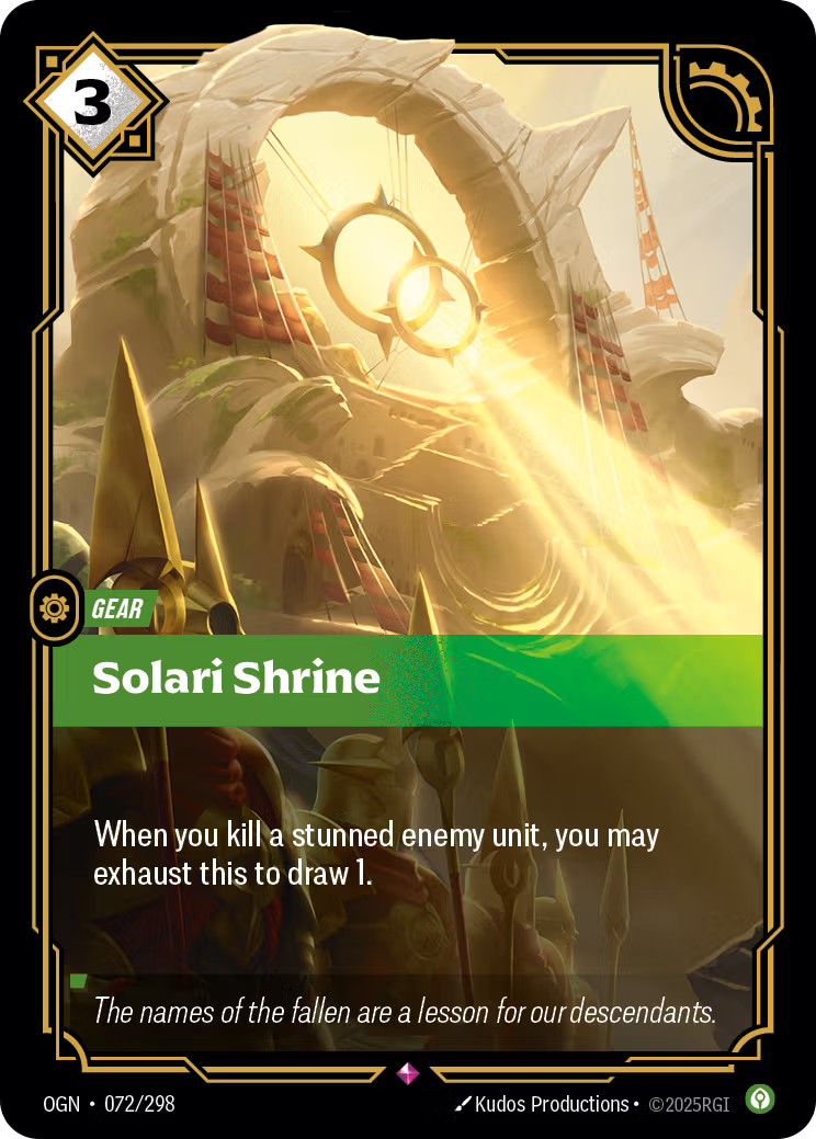 072/298 Solari Shrine - Rare - Origins
