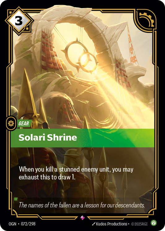 072/298 Solari Shrine - Rare - Origins
