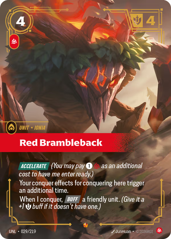 029/219 Red Brambleback - Epic - Unleashed