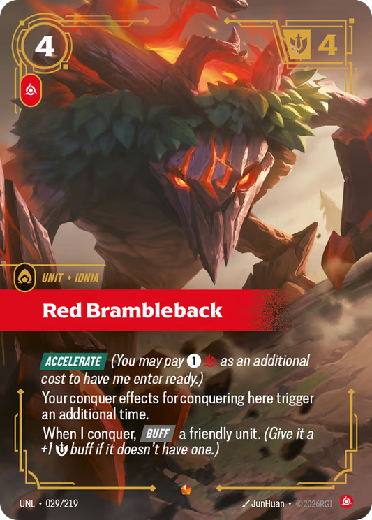 029/219 Red Brambleback - Epic - Unleashed