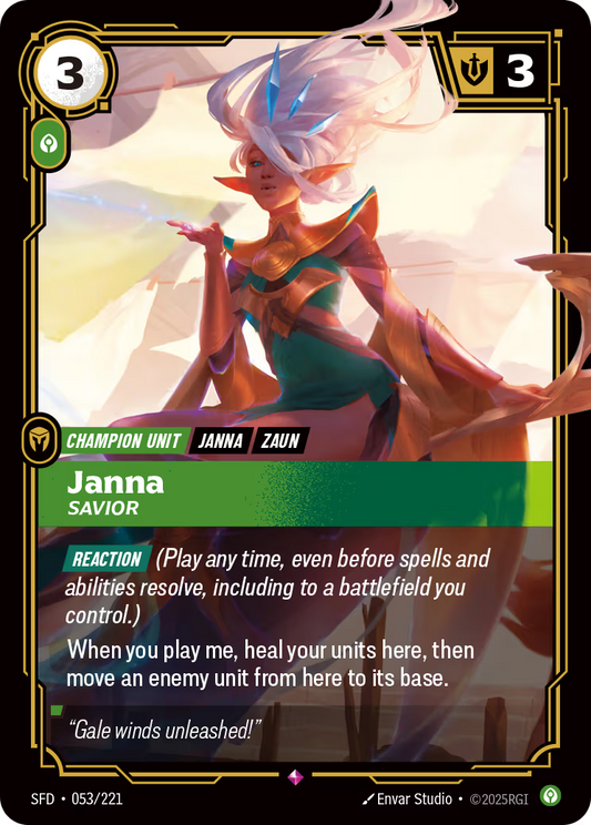 053/221 Janna, Savior - Rare - Spiritforged
