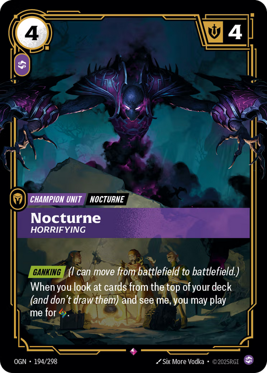 194/298 Nocturne, Horrifying - Rare - Origins