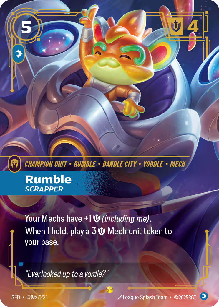 089a/221 Rumble, Scrapper - Showcase - Spiritforged