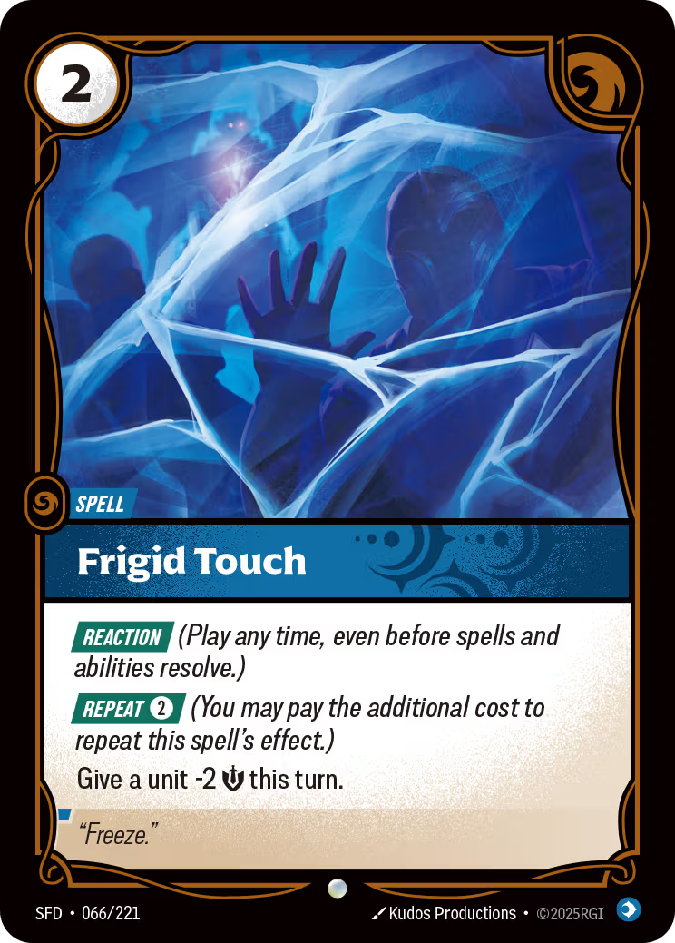 066/221 Frigid Touch - Common - Spiritforged
