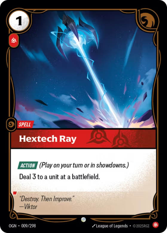 009/298 Hextech Ray - Common - Origins