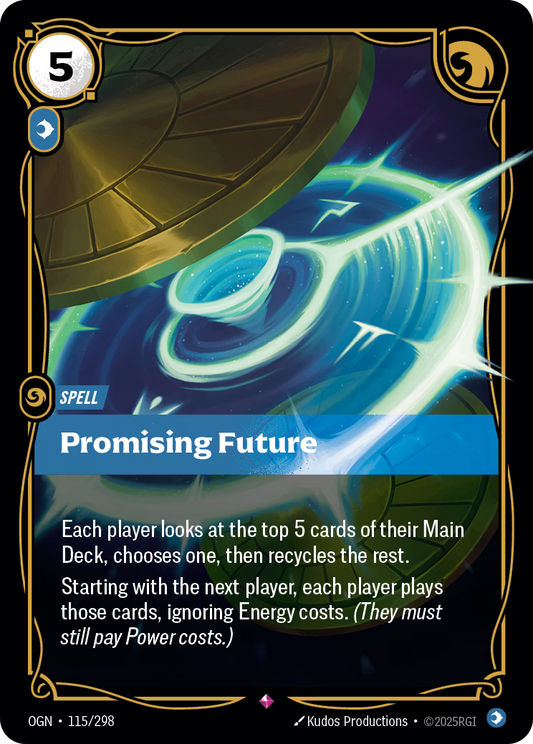 115/298 Promising Future - Rare - Origins