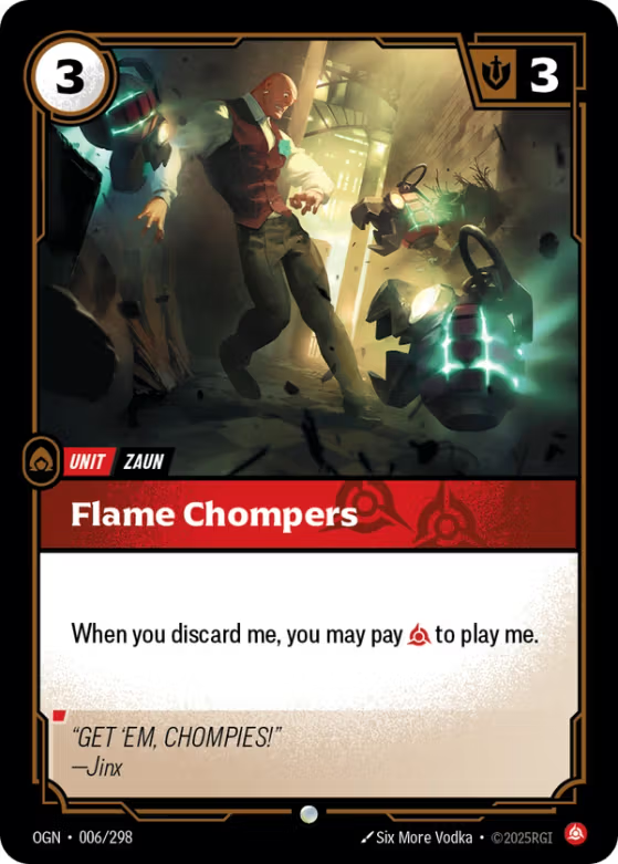 006/298 Flame Chompers - Common - Origins