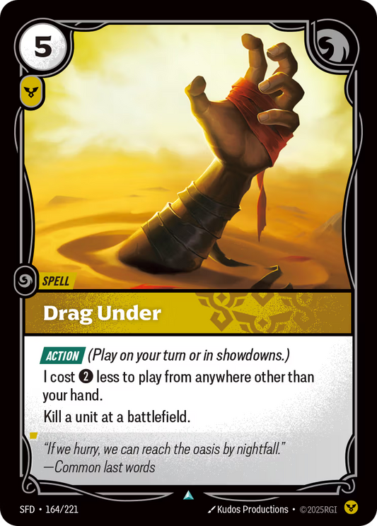 164/221 Drag Under - Uncommon - Spiritforged