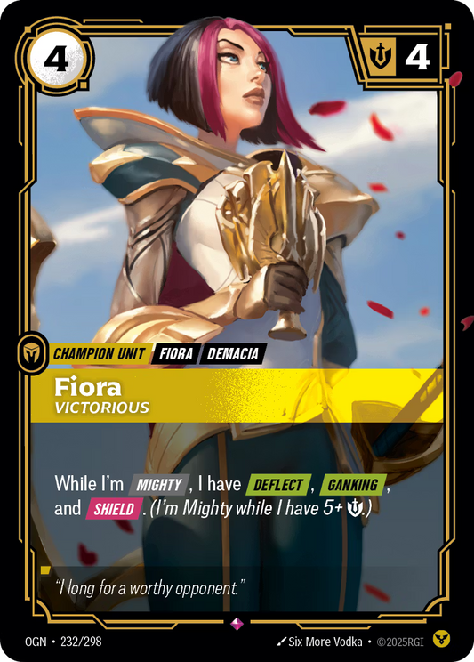 232/298 Fiora, Victorious - Rare - Origins