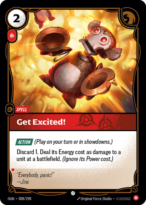 008/298 Get Excited! - Common - Origins