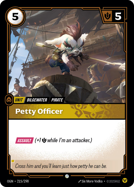 215/298 Petty Officer - Common - Origins