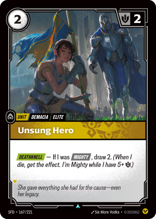 167/221 Unsung Hero - Uncommon - Spiritforged