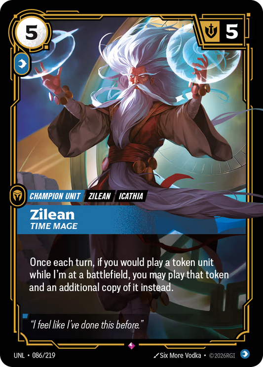 086/219 Zilean, Time Mage- Rare - Unleashed
