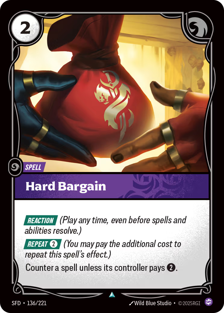 136/221 Hard Bargain - Uncommon - Spiritforged