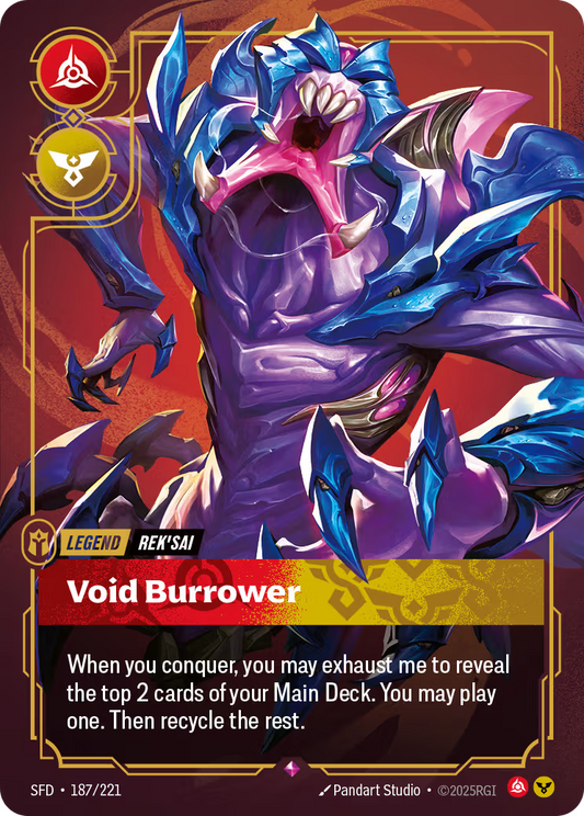 187/221 Rek'sai - Void Burrower - Legend - Spiritforged
