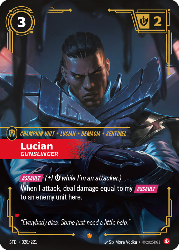 028/221 Lucian, Gunslinger - Epic - Spiritforged
