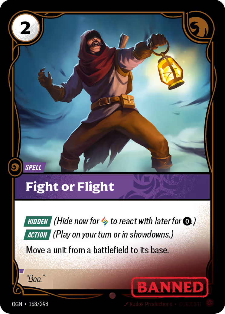168/298 Fight or Flight - Common - Origins