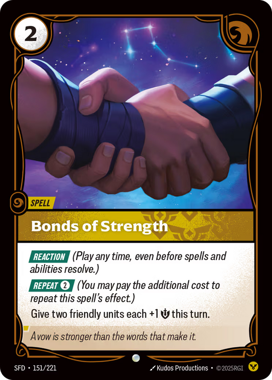 151/221 Bonds of Strength - Common - Spiritforged