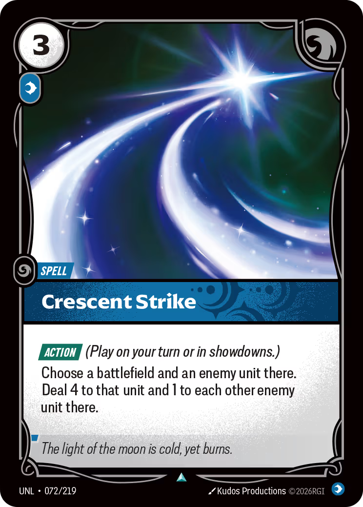 072/219 Crescent Strike - Uncommon - Unleashed