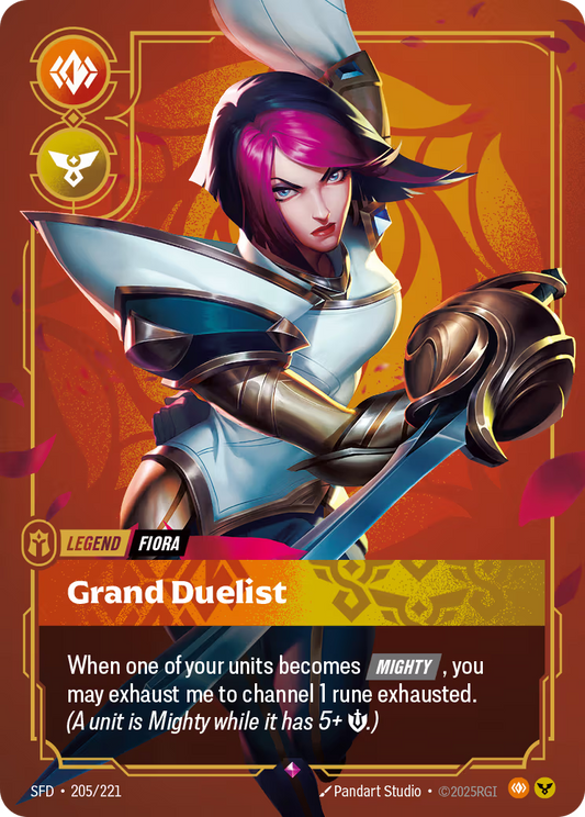 205/221 Fiora - Grand Duelist - Legend - Spiritforged