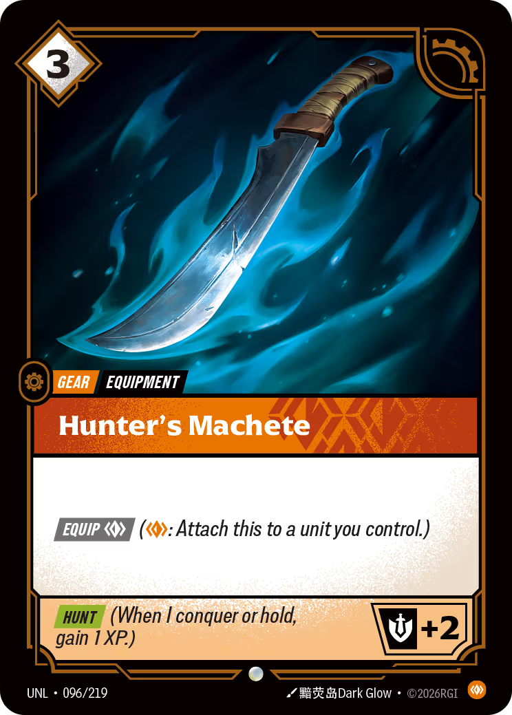 096/219 Hunter's Machete - Common - Unleashed