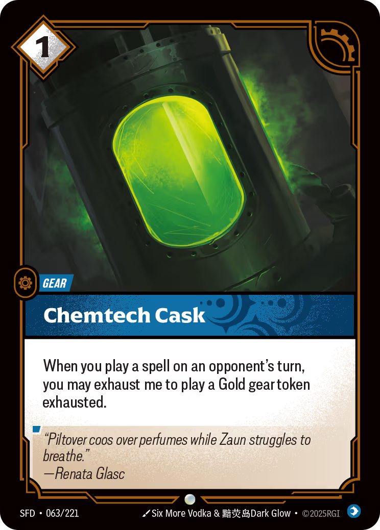 063/221 Chemtech Cask - Common - Spiritforged