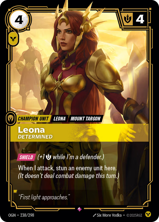 238/298 Leona, Determined - Rare - Origins