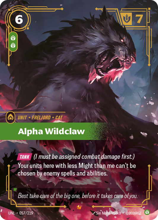 057/219 Alpha Wildclaw - Epic - Unleashed