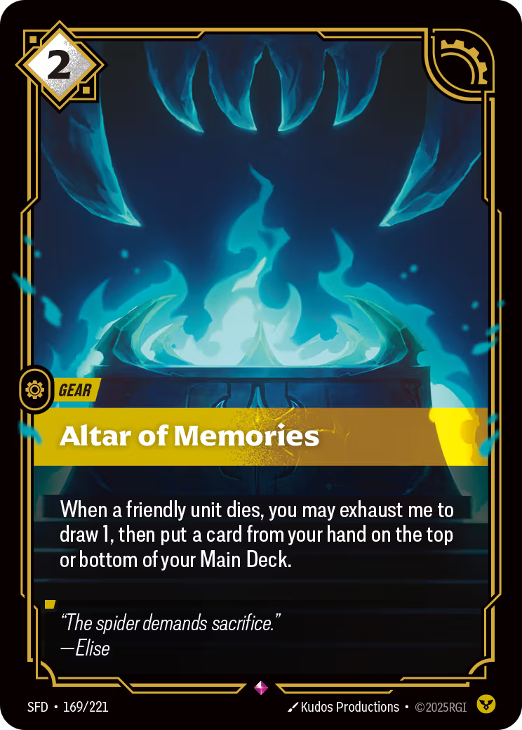 169/221 Altar of Memories - Rare - Spiritforged