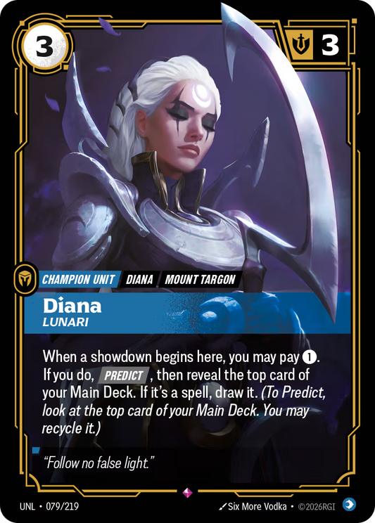 079/219 Diana, Lunari - Rare - Unleashed