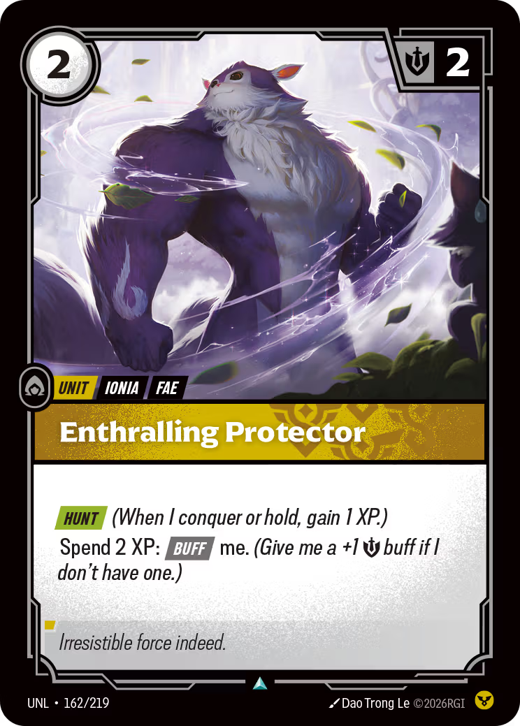 162/219 Enthralling Protector - Uncommon - Unleashed