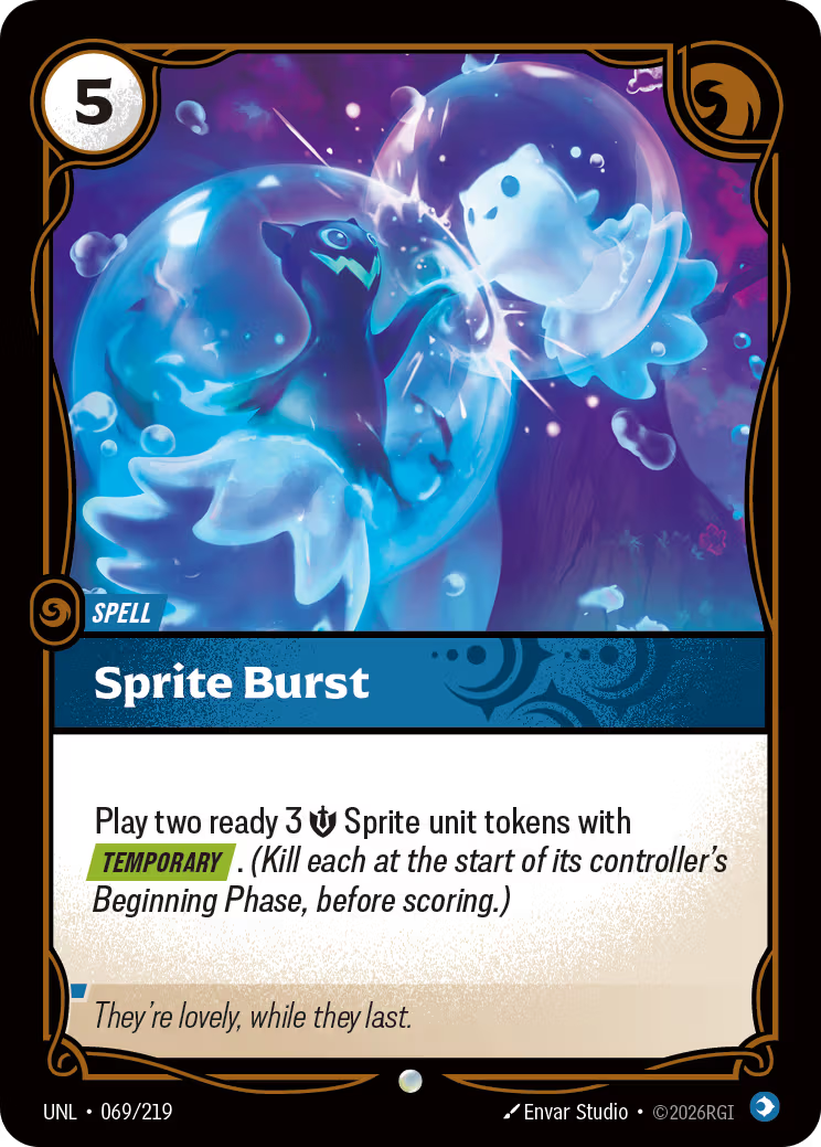 069/219 Sprite Burst - Common - Unleashed