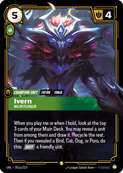 051a/219 Ivern, Nurturer - Showcase - Unleashed