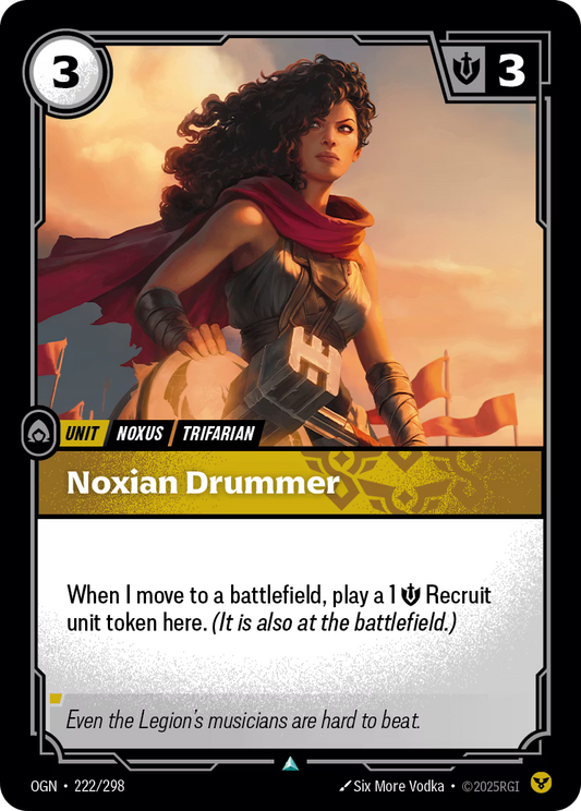 222/298 Noxian Drummer - Uncommon - Origins