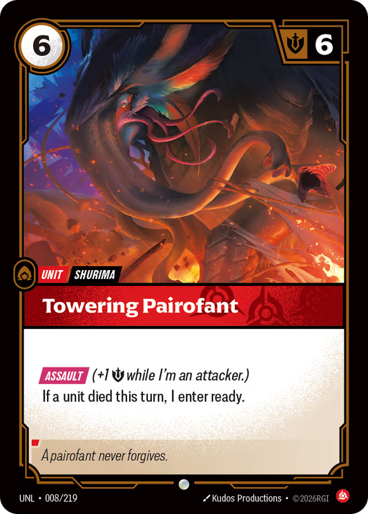 008/219 Towering Pairofant - Common - Unleashed
