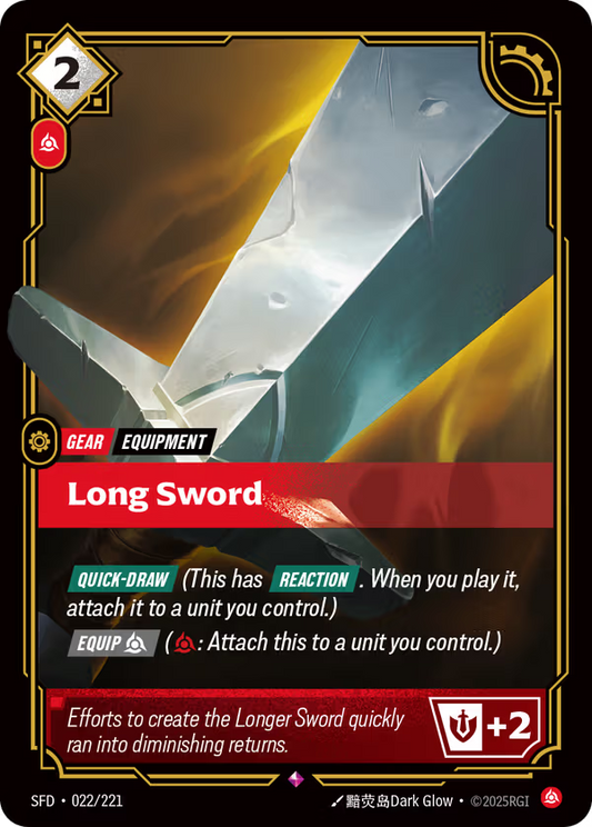 022/221 Long Sword - Rare - Spiritforged