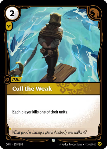 209/298 Cull the Weak - Common - Origins