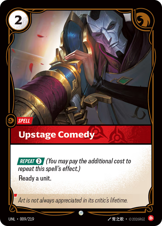 009/219 Upstage Comedy - Common - Unleashed
