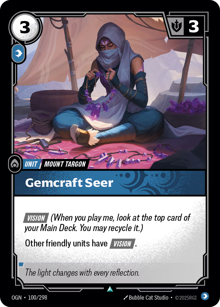 100/298 Gemcraft Seer - Uncommon - Origins