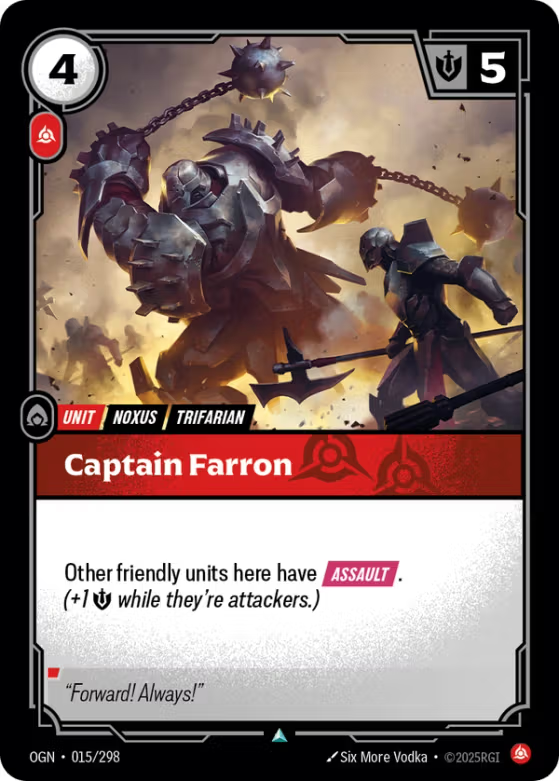 015/298 Captain Farron - Uncommon - Origins