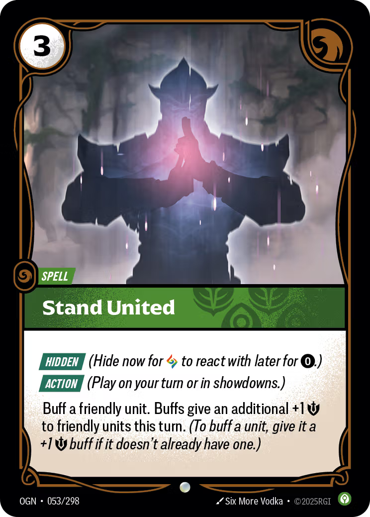 053/298 ￼￼ Stand United - Common - Origins