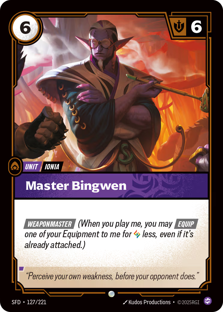 127/221 Master Bingwen - Common - Spiritforged