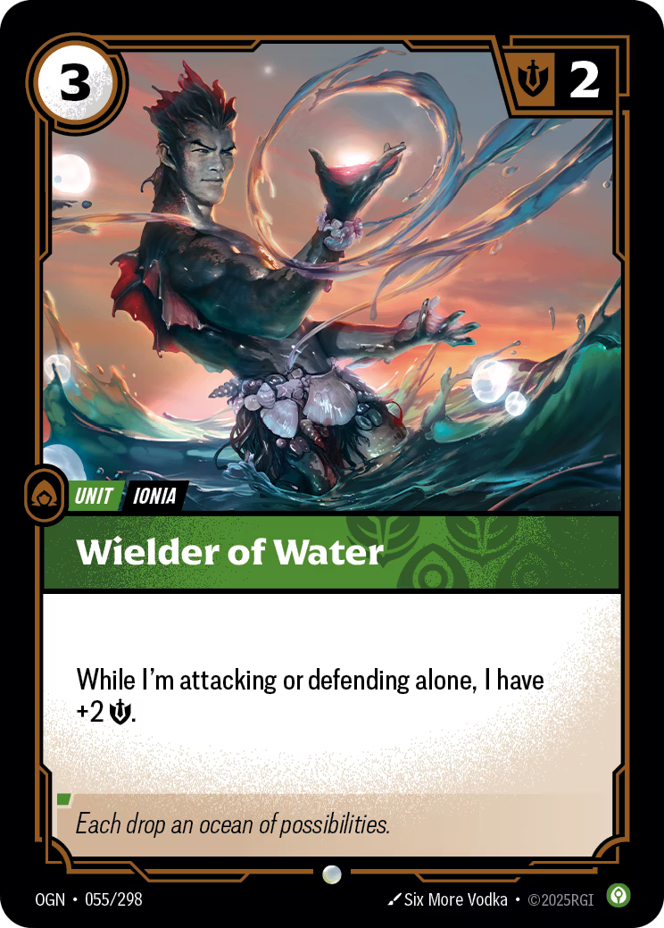 055/298 ￼￼ Wielder of Water - Common - Origins