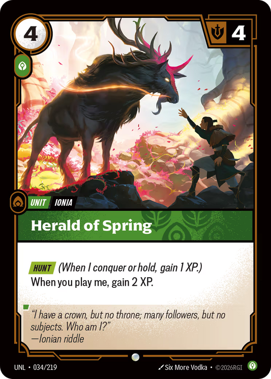 034/219 Herald of Spring - Common - Unleashed