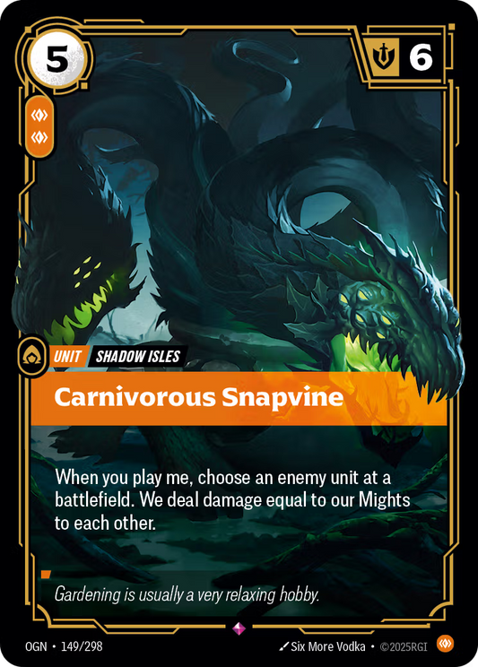 149/298 Carnivorous Snapvine - Rare - Origins