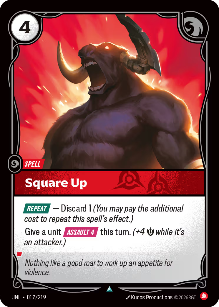 017/219 Square Up - Uncommon - Unleashed