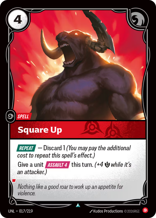 017/219 Square Up - Uncommon - Unleashed