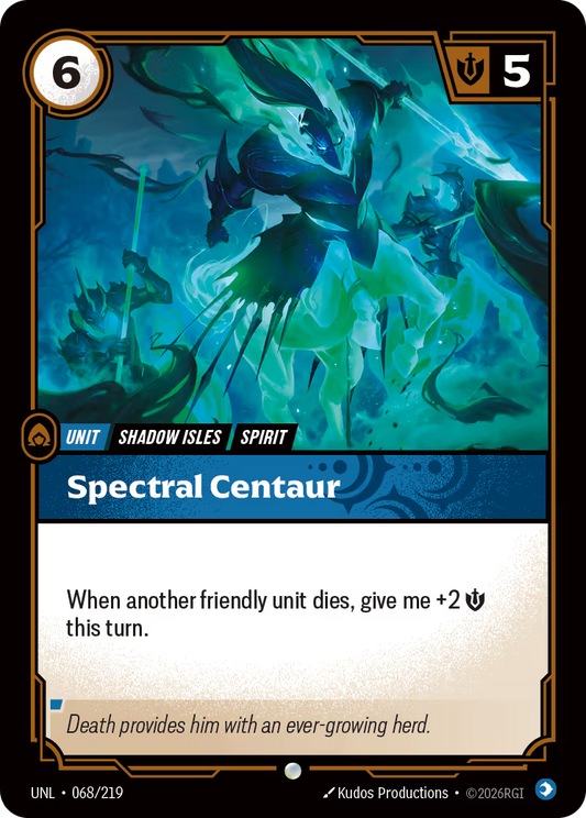 068/219 Spectral Centaur - Common - Unleashed